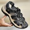 Летние мужские пляжные уличные сандалии Мужские сандалии из натуральной кожи