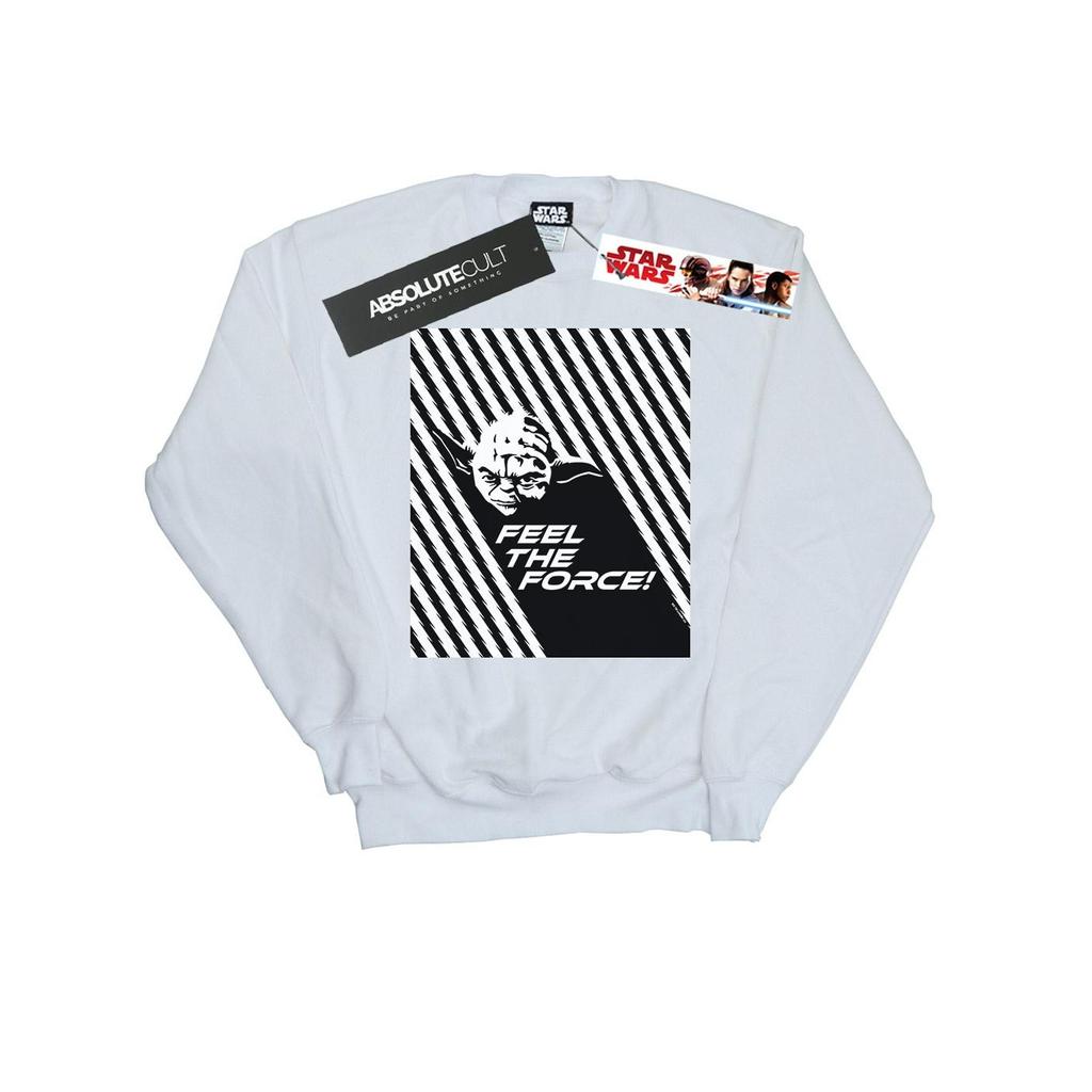 Star Wars Mens Yoda Feel The Force Sweatshirt