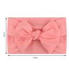 3Pcs Newborn Baby Headband Soft Bows Elastic Headbands Hair Band for Girls Solid Color Toddler Kids Turban Baby Hair Accessories