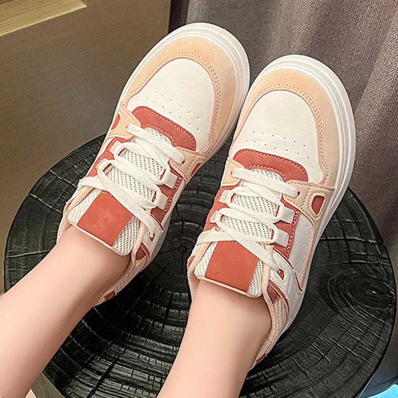 Fashion Platform Shoes Running Casual New Women Sneakers Spring Sports Shoes Height Increasing Shoes Lace Up Shoes Size 35-40