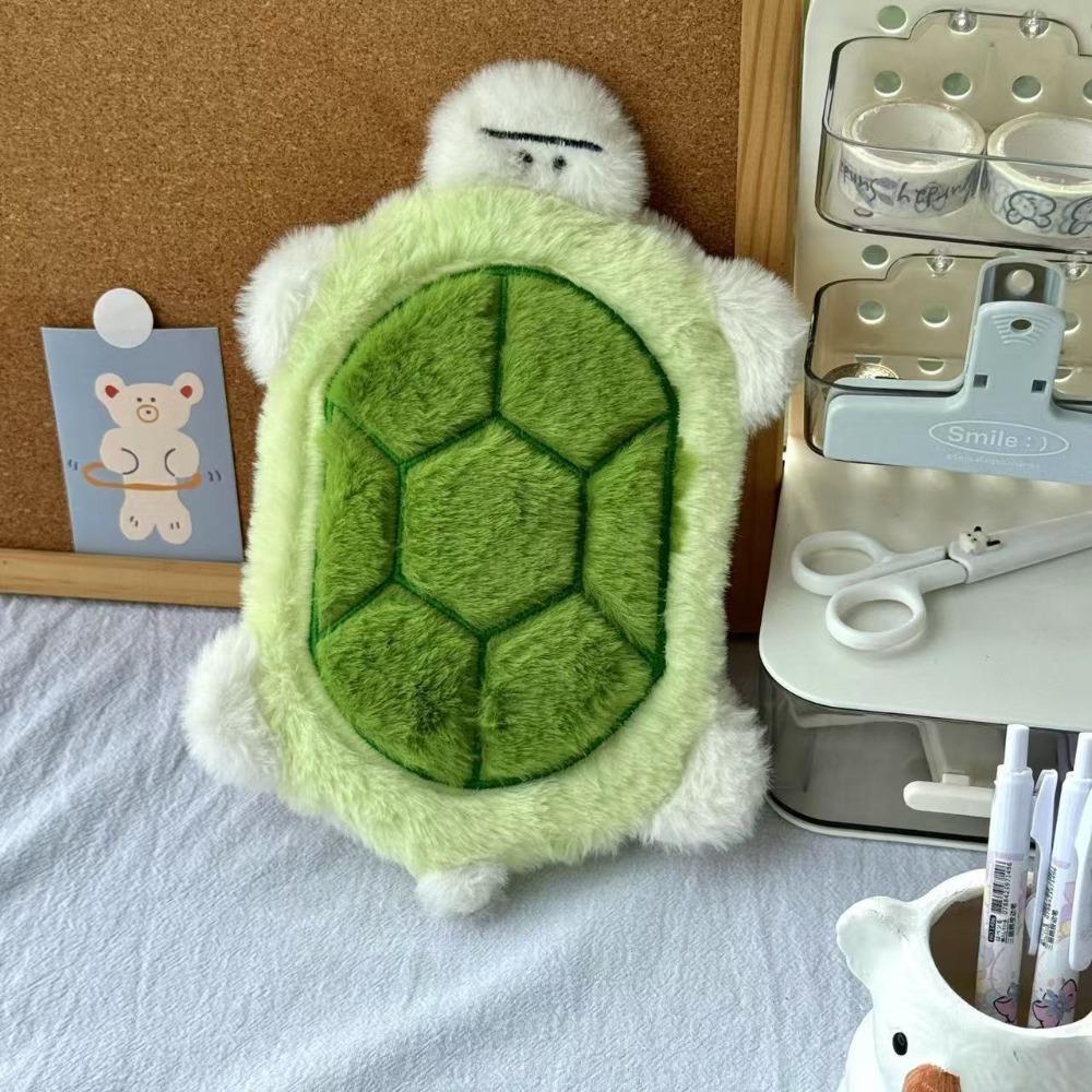 Little Turtle Pen Bag Large Capacity Stationery Organizer Cute Stationery Bag  Students