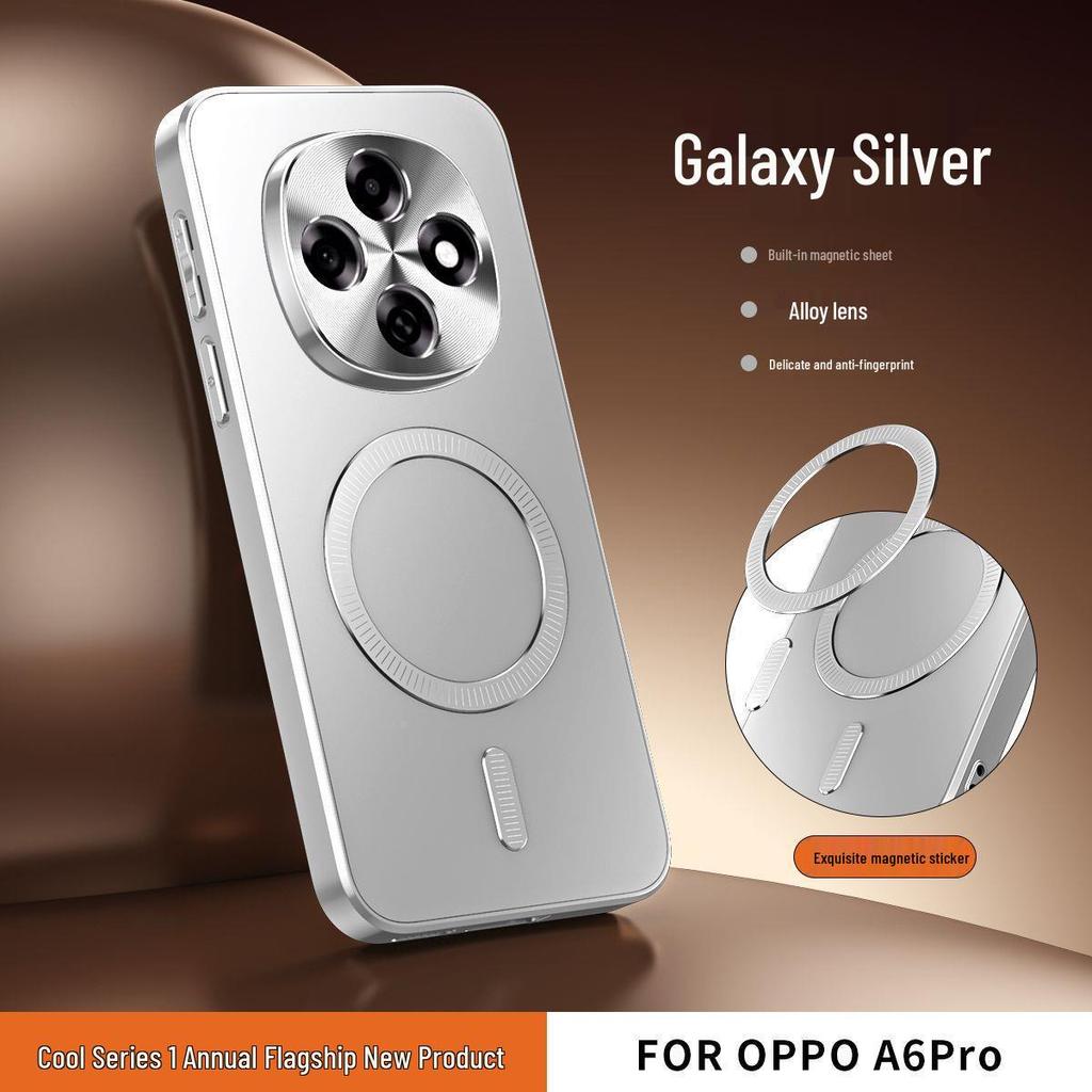 Ударопрочный чехол для телефона OPPO A6 Pro с магнитным кольцом, защитой объектива, для мужчин и женщин - Премиальное качество.