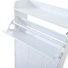 70*25*120cm Shoe Cabinet Shoe Rack, with 6 Compartments, Can Be Placed in Hallways, Doors, Living Rooms and Offices, MDF, White