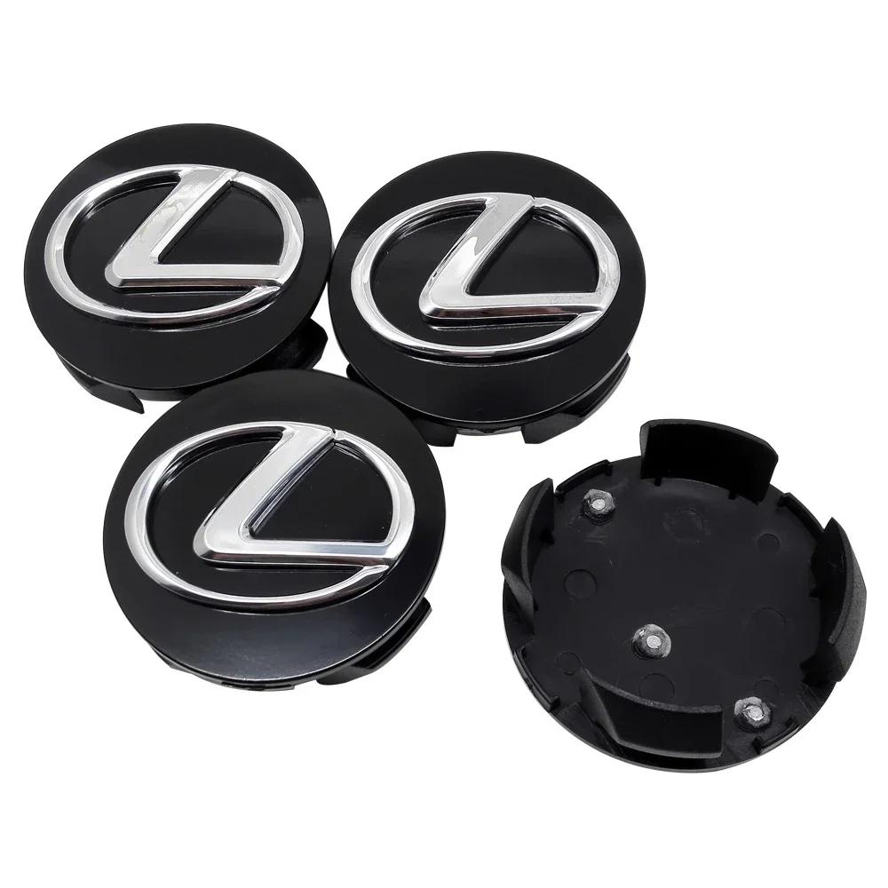 FIWB3 For LEXUS NX RX330 RX300 GS300 IS250 IS200 CT200h GX470 CT 200H 4Pcs Plastic Auto Wheel Hub Center Caps Emblem Car Styling