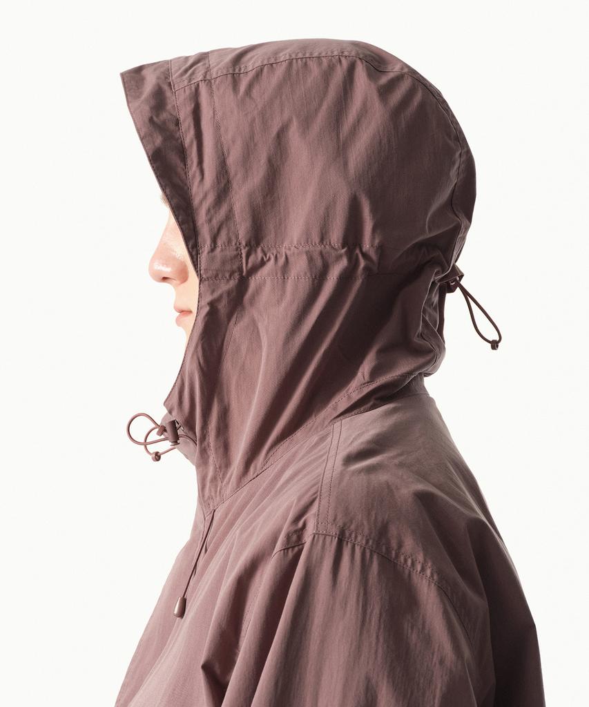Musinsa Standard [City Leisure] Cn Hooded Windbreaker Jacket [Smoke Pink]