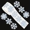 Shining Christmas Snowflake Stickers Sparkling Xmas Decals Christmas Stickers Holiday Decor Gifts Wrapping Scrapbooking Stickers