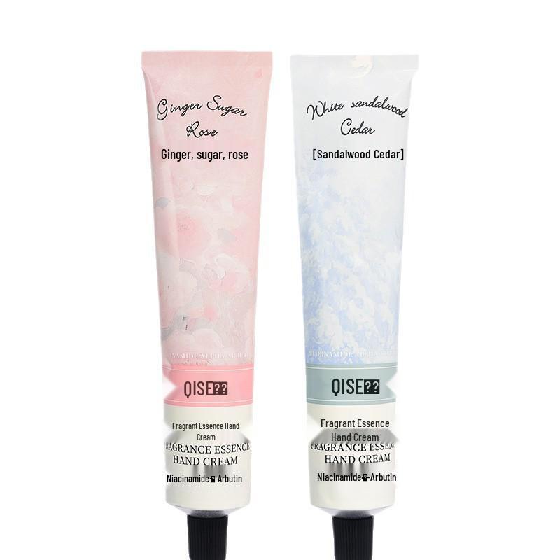 Qise Niacinamide Moisturizing Hand Cream - Portable Size, Ideal for Dry, Cracked, Peeling Skin with Horse Oil.