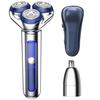 Mets Electric Razor with 54 3 Dual Close Nose Hair USB IPX7 Low Portable Storage Perfect for Business and Men's 360° Rotation, Blades, Blades, Blades,