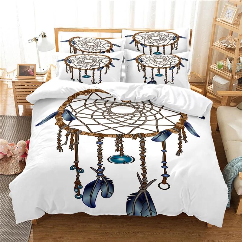 Luxury Bed Cover Sets Dream Catcher Super Soft Comfortable Bedding Set Super King Pillowcases Quilt Cover Boho Wholesale