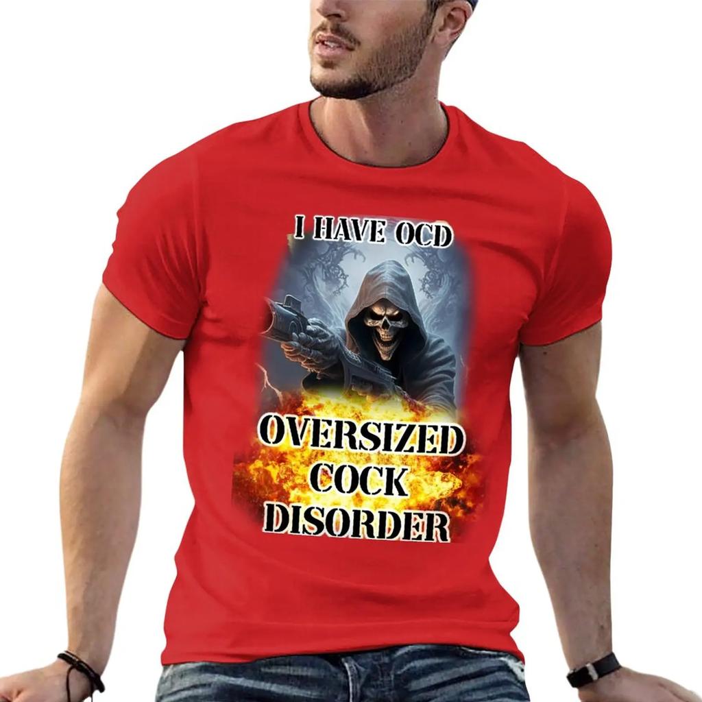 New i have ocd ver 2 T-Shirt Anime t-shirt t shirt man plain black t shirts men