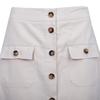 Jarel Beige Mid-length Buttoned Skirt for Women LA PETITE ETOILE