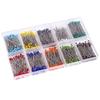 DIY Fashion Bead Glass Head Colored Stitch Safety Pin Sewing Needles Knitting Pin Dressmaking Pins