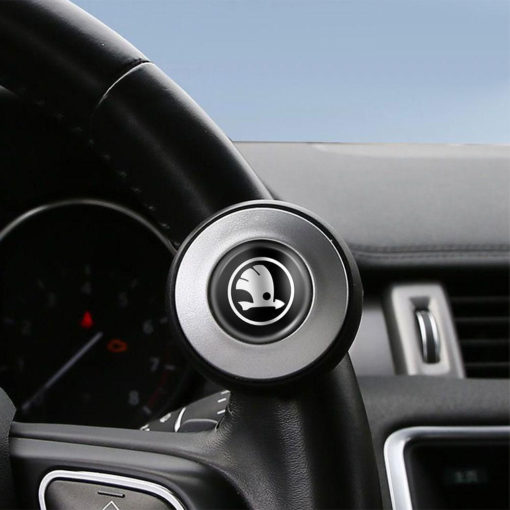 Car Steering Wheel Turning Booster Spinner Knob Power Handle Accessories For Skoda Octavia Fabia Kamiq Kapoq Kodiaq Superb Rapid usbn43