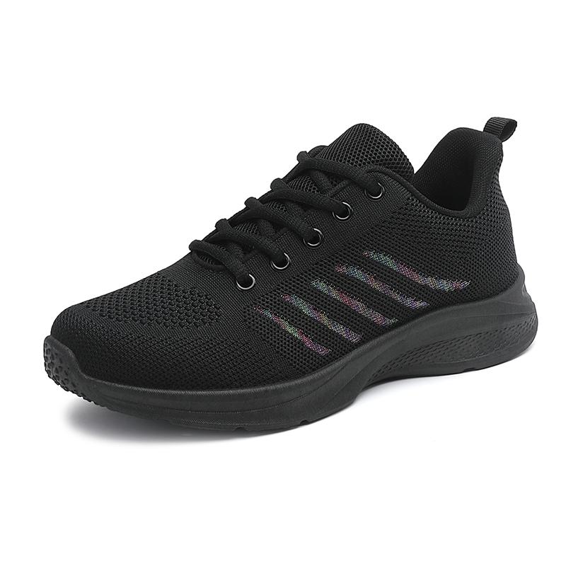 New Men's and Women's Mesh Breathable Running Shoes Flat Casual Sports Shoes Light Weight Walking Plus Size Women's Shoes