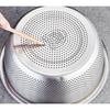 Stainless Steel Colander Bowl, Rice Washing Bowl, Rice Drainer, Rice Strainer, All-purpose Bowl, Tabletop Colander Set, Non-clogging Perforated Coland