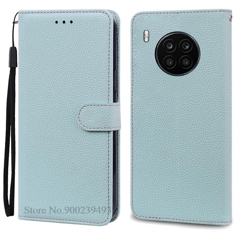 Чехол для Honor 50 Lite NTN-L22 NTN-LX1 NTN-LX3 кожаный чехол-книжка с откидной крышкой для Huawei Honor 50 Lite чехол для телефона Fundas