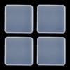 4x Квадратная смола для DIY подставки, дисплей-пэда 8 см