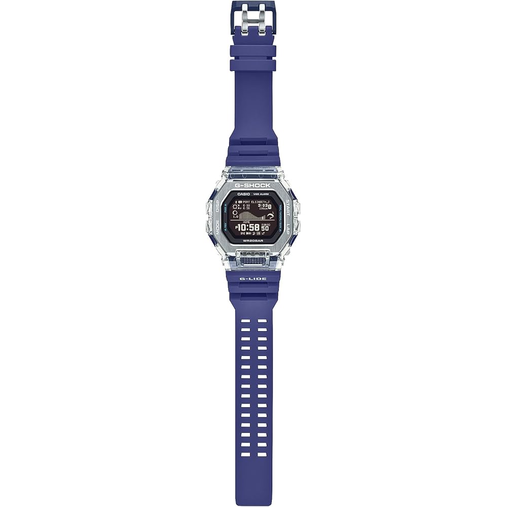 Мужские часы Casio G-Shock G-Lide Bluetooth Синий Экологичные материалы GBX-100S-2JF