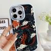 Мягкий пухлый чехол для телефона из ТПУ с дизайном дракона для iPhone 13 14 15 Pro Max Samsung Galaxy A14 A15 A24 Xiaomi 13T Redmi 12C