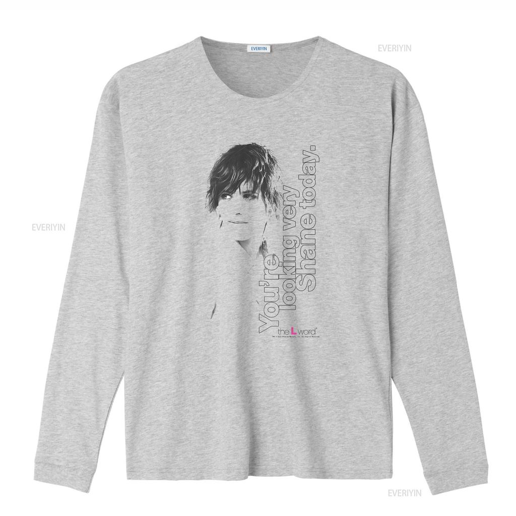 The L Word Looking Shane Today T Shirt Unisexs Licensed Classic TV Show White vintage Washed Unisex Versatile Comfortable