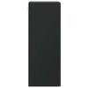 Wall Mounted Cabinet Black 33 x 34.5 x 90 cm Particleboard