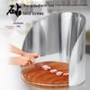Stainless Steel Anti-Splash Cutting Board Baffle