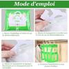 10 Pack Absorbeur D'Humidité Placard, Déshumidificateur Suspendu Anti-Moisissure Sachet Anti Humidité Pour La Cuisine-Salle D[L222]