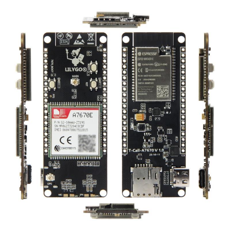 T-Call A7670e ESP32 4G LTE Development Board High Precision GPS for Wearable Device Development Student Programming Practice