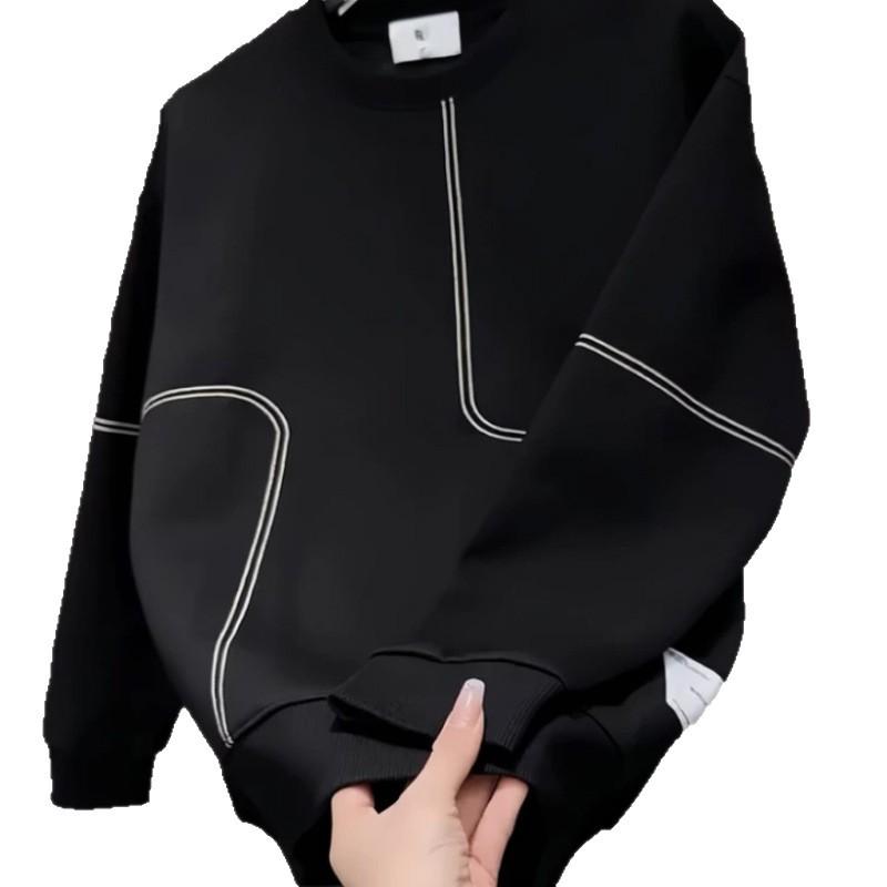 Мужской свитер Мужской сезон Новинка Деловая мода Базовая рубашка Длинный рукав Тренд Молодежная одежда