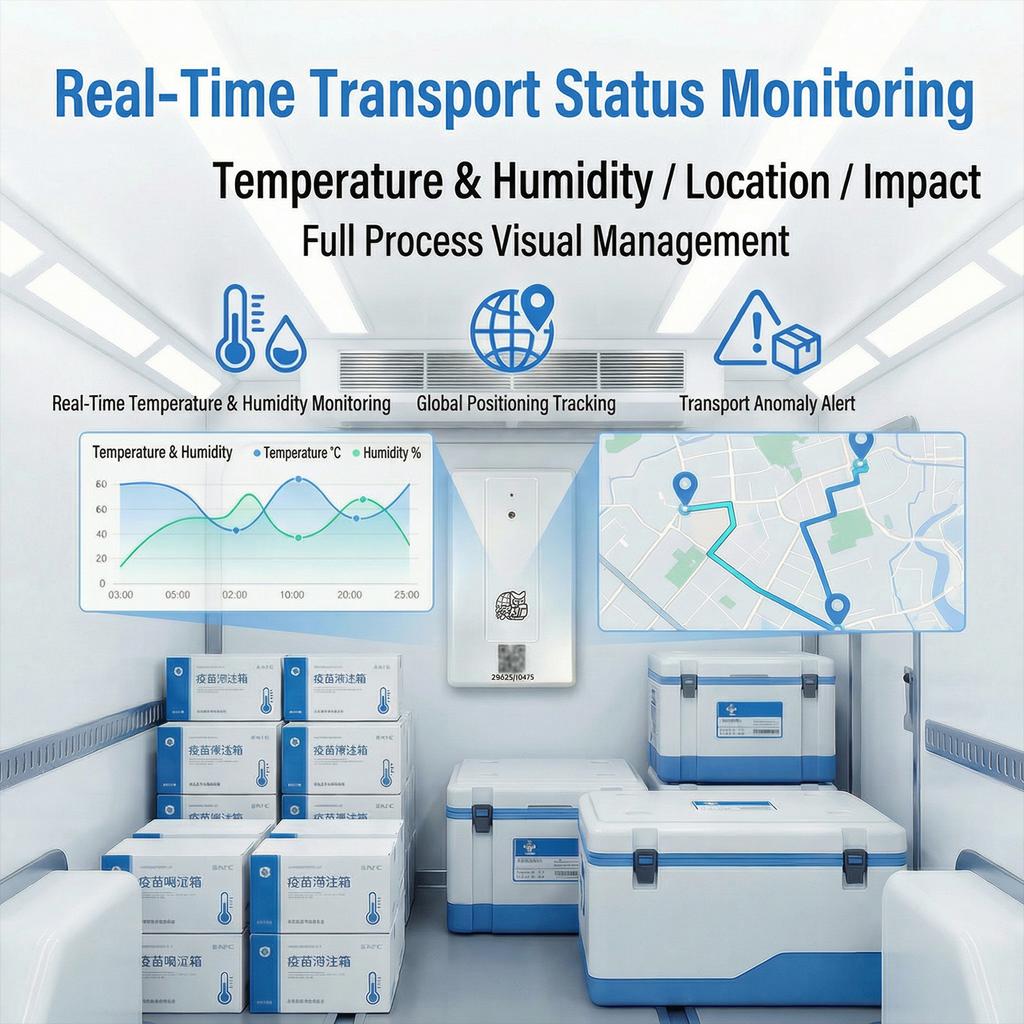 Calibrated High Accuracy Digital Thermometer Hygrometer for IP66 ABS Data Logger for Laboratory Fridge