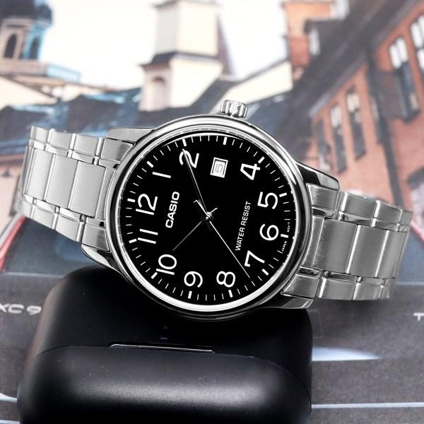 Casio Мужские модные металлические наручные часы