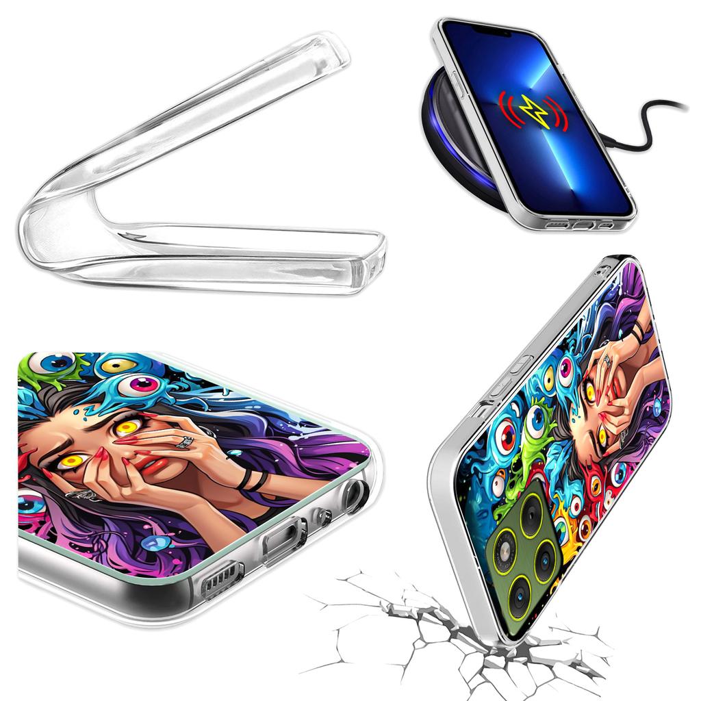 Etui Do Motorola Edge 70 Obudowa Foto Case Plecki Grafika Oczy + Szkło