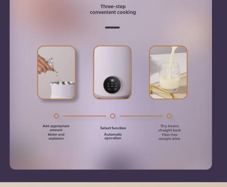 OSTMARS Automatic Soybean Milk & Multi-Function Mini Grinder - No Cooking or Filtering Needed