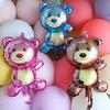 Decoration Party Foil Balloons Animal Bear Birthday Aluminium Mini Valentine's Day Baby Shower Kid Cartoon Children's Toys Wedding Jewelry
