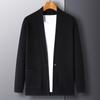 Spring and Autumn Men's and Women's Same Style Loose Knitted Cardigan One Button Big Pocket Outer Wear Fashion Trend Korean Coat