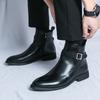 Fashion New Chelsea Boots Men Shoes Retro Fashion Versatile Zipper Business Casual British Style Street Party Wear Classic Ankle Boots