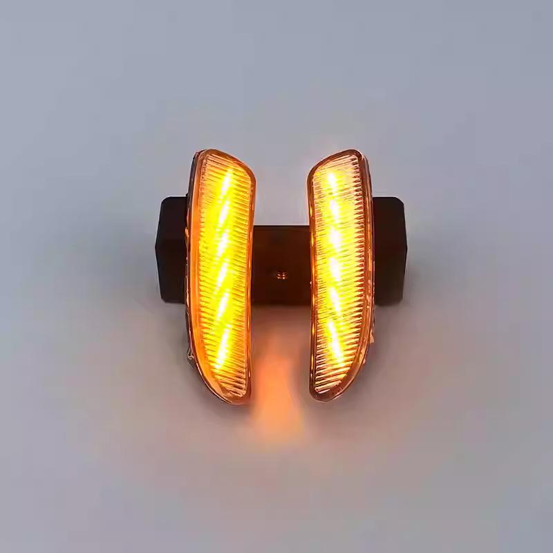 Светодиодные дневные ходовые огни и противотуманные фары с динамическими указателями поворота для Honda Odyssey 2009-2014 гг.