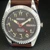 ВИНТАЖНЫЕ ОТРЕМОНТИРОВАННЫЕ МУЖСКИЕ АВТОМАТИЧЕСКИЕ ЧАСЫ SEIKO 6309A ЯПОНИЯ КОРИЧНЕВЫЙ ЦИФЕРБЛАТ a442528-1