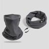 Solid Color Neck Gaiter Fleece Half Face Mask Fashion Ski Tube Scarf  Men & Women
