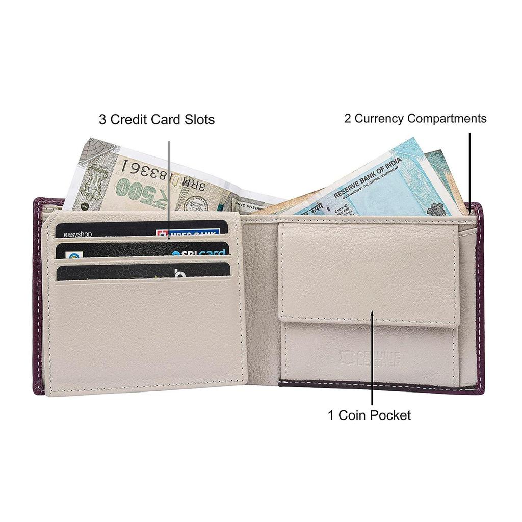 Мужской кожаный кошелек Kyle Brown/Sand