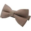 [Bowties.jp] Светло-коричневый однотонный галстук-бабочка, удобный в носке, тип bd413
