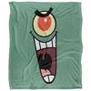 SpongeBob SquarePants Silky Face Plankton Supersoft Blanket