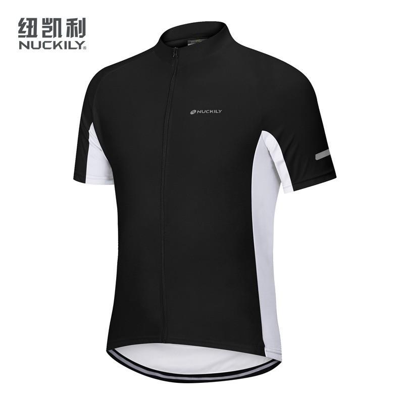 Mens Cycling Jersey Short Sleeve Solid Color Breathable Bike Riding Shirt Mountain Outdoor Sports