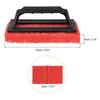 15cm Scouring Pad Brush 4 Pack Cleaning Scrub with Handle Kitchen Bathroom Sponge Washing Tools Red