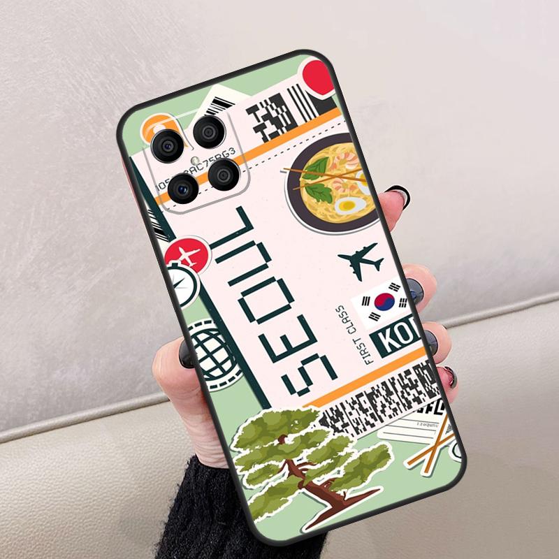 СИДНЕЙ ПОСАДОЧНЫЙ ТАЛОН Traveltickets Для Honor Magic 7 6 5 8 Pro Чехол Для Honor 200 Lite 400 70 50 X8c X8b X9a X9b X9c X9d Win RT