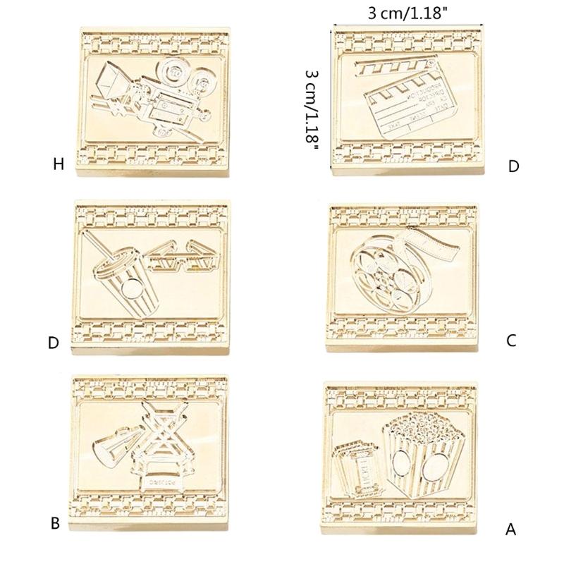 Metal Sealing Stamp Head Wax Stamp Head Only Emboss Sealings Wax Scrapbooking Stamp Head Wax Seal Stamp Head Replacement