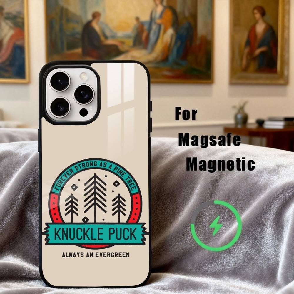 Поп-рок K-Knuckle P-Puck Группа Чехол для телефона Для iPhone17,16,15,14,13,12,11 Plus,Pro Max Магнитный Для Magsafe Беспроводная зарядка