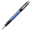 Pelikan Pelikan Fountain Pen F Fine Point Marble Blue Classic M205 Inhalation Type Regular Imported Product