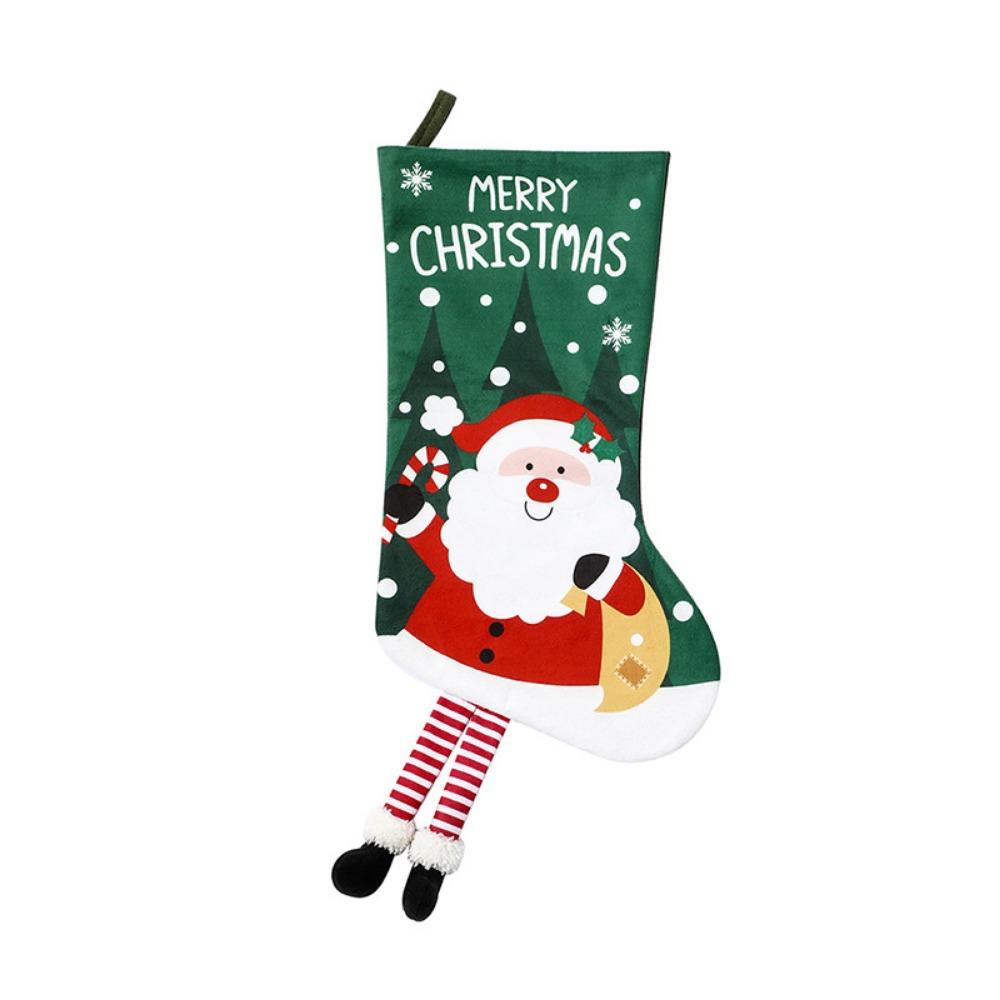 Christmas Stocking Gift Tree Pendant Decoration Gift Bag Home Supplies