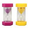 2pcs 1 Minute Sand Timer Multipurpose High Accuracy Portable Hex Shaped Lid Hourglass Timer for